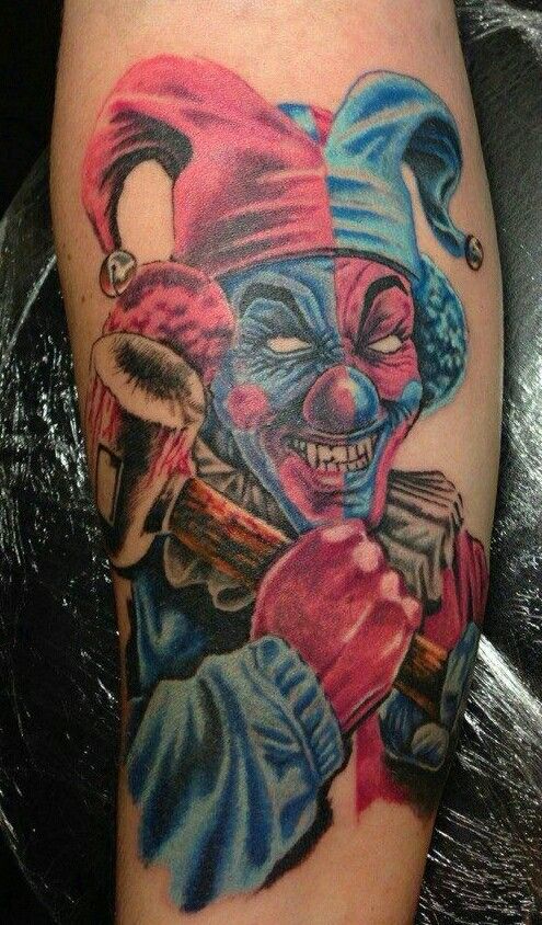 tatuagem-de-palhaco
