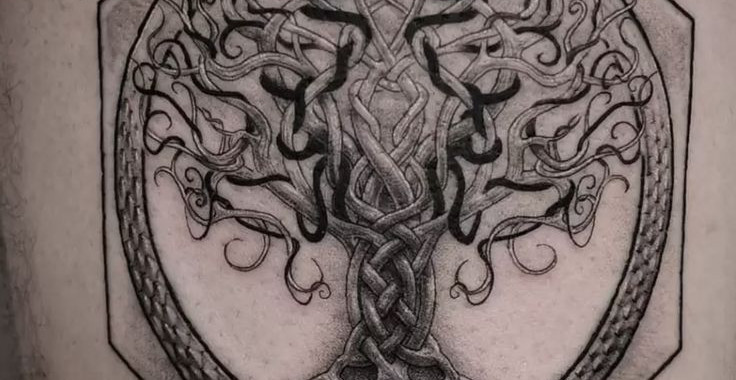 tatuagem viking Yggdrasil