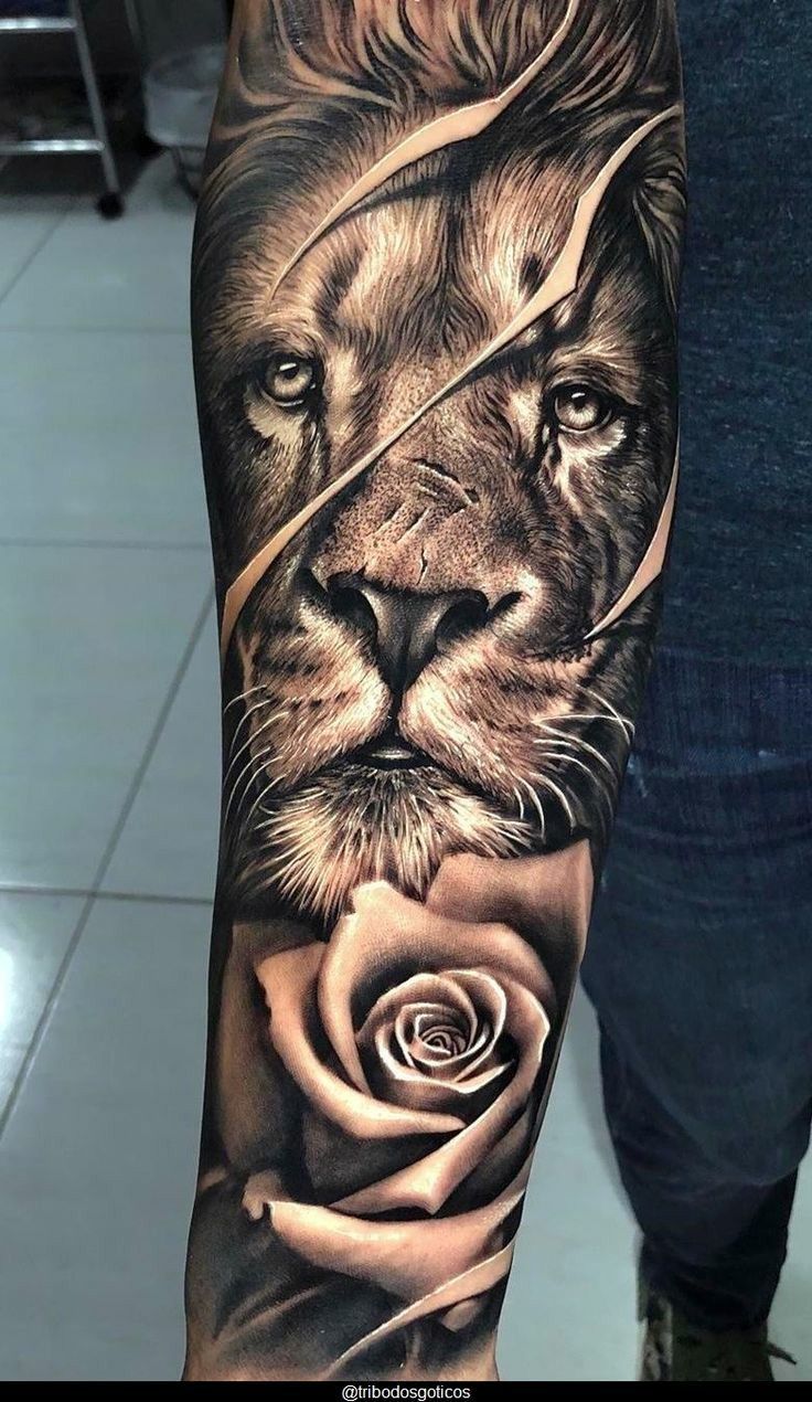 Tatuagem de Leão