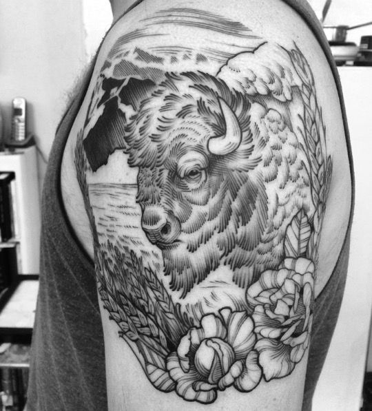 Bison Tattoo