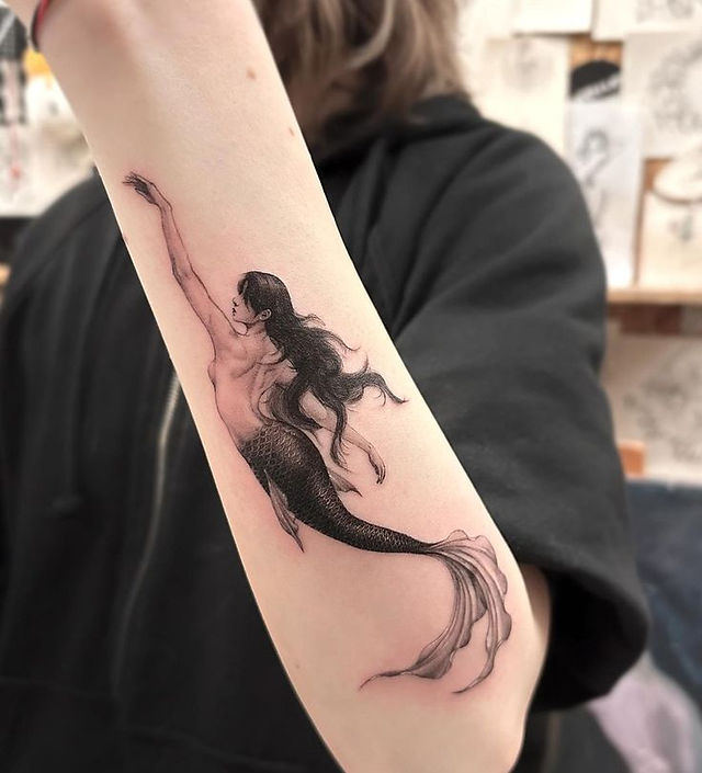 mermaid tattoo