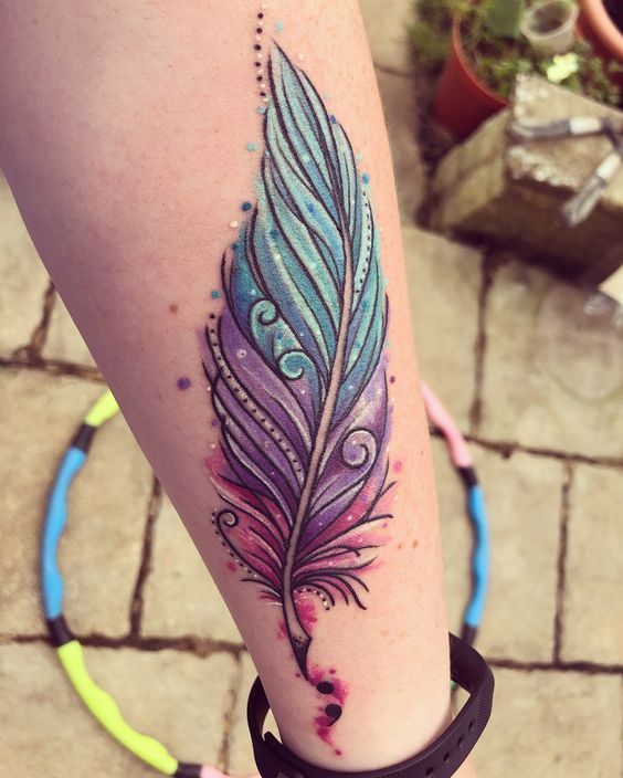 Feather Tattoo Designs