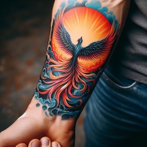 fenix tatuagem
