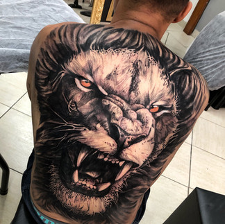 Tatuagem de Leão