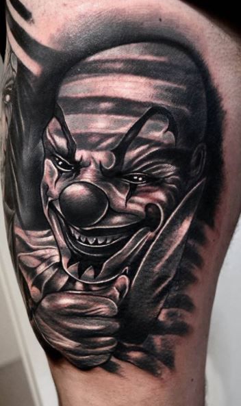 tatuagem-de-palhaco