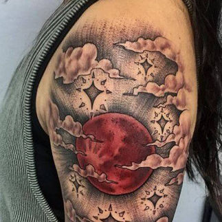 Moon Tattoo 