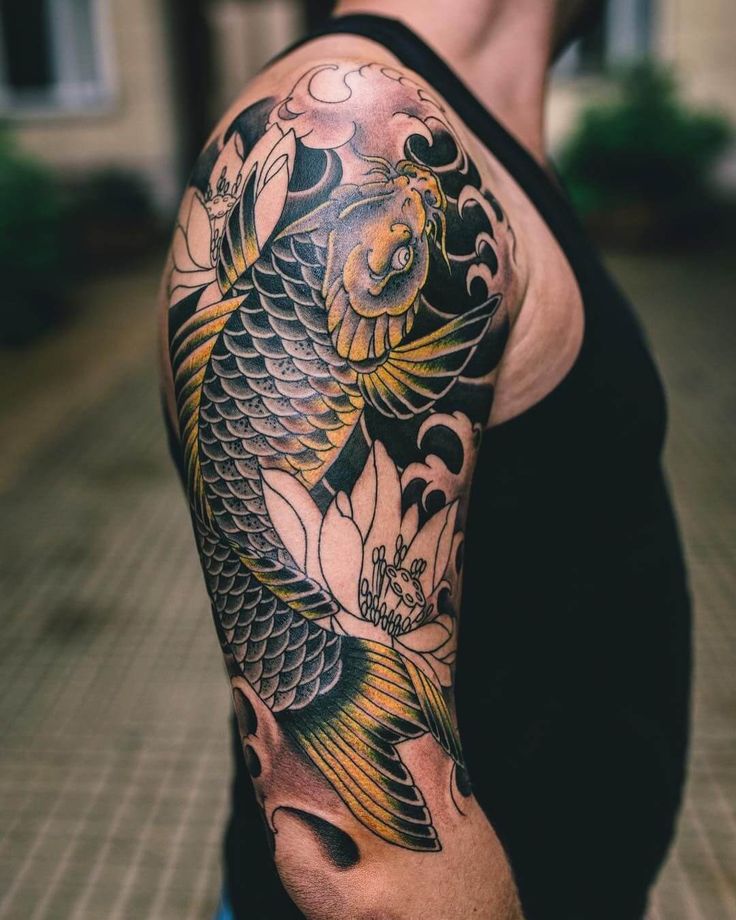 Tatuagem de Carpa