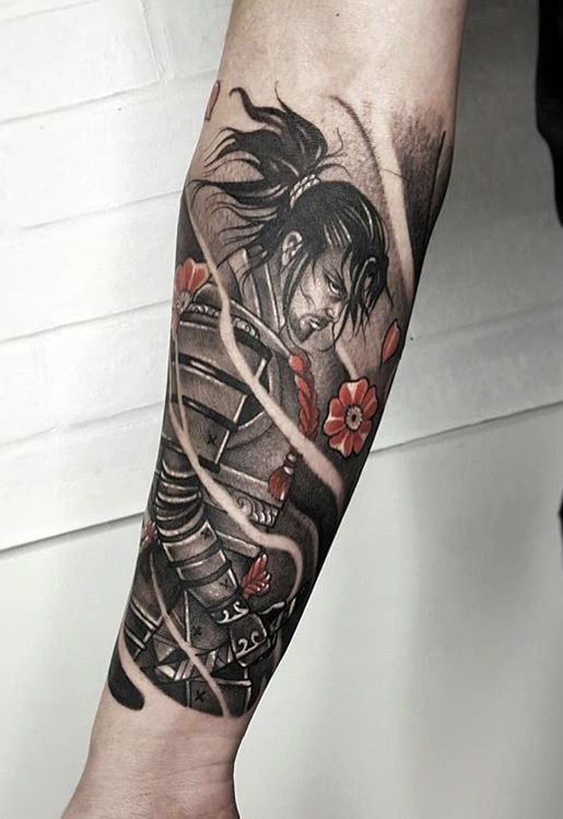 Tatuagem de Samurai