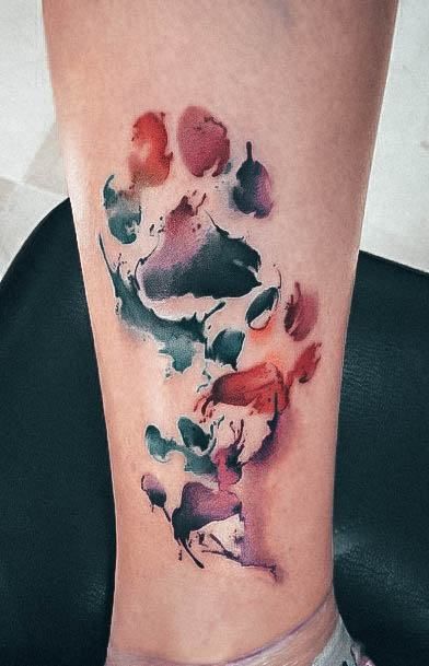 Paw Print Tattoo