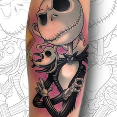 Halloween tattoo