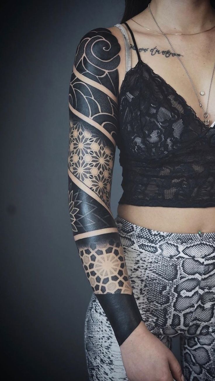 Tatuagem Blackwork