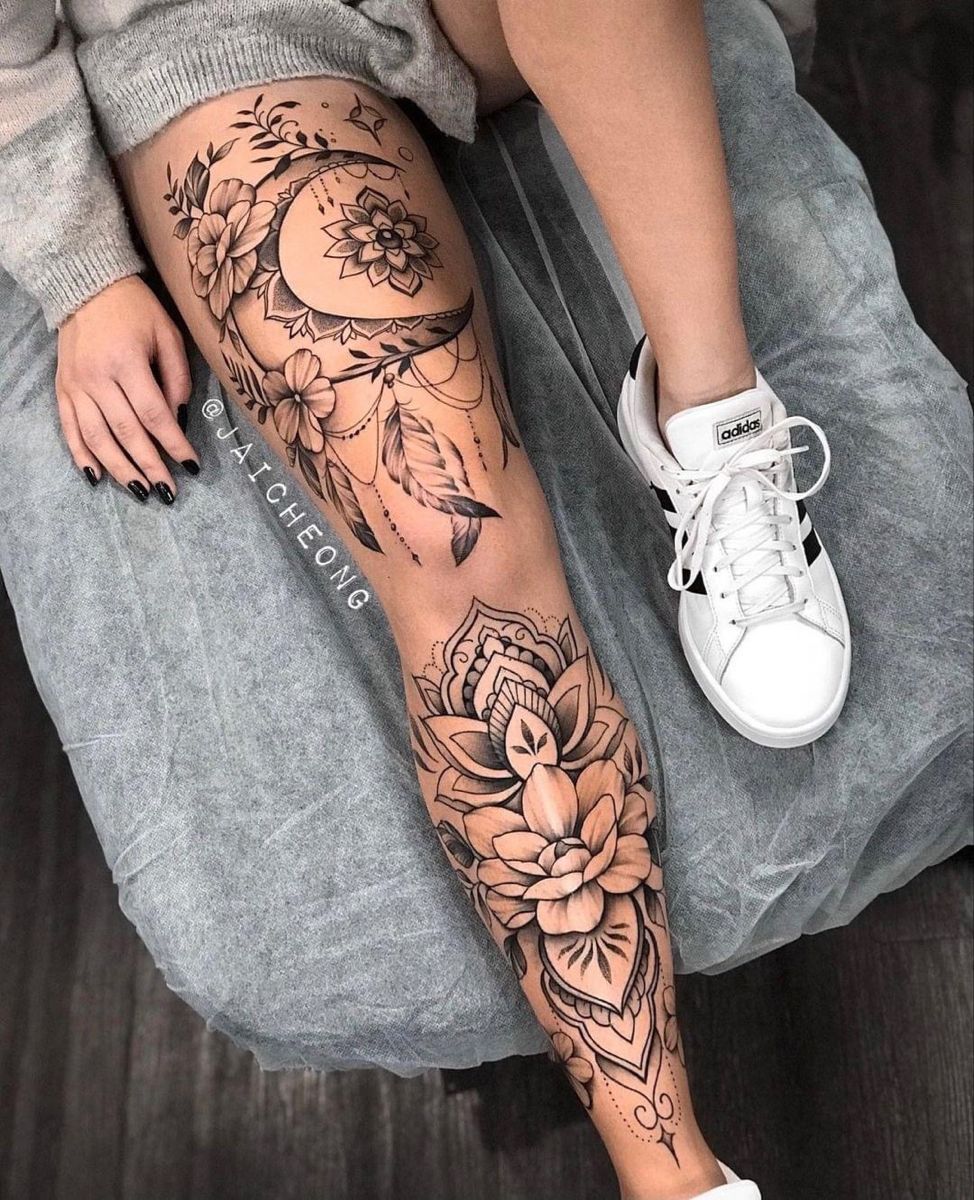 imagem mostrando 53 Inspirações de Tatuagem na Coxa