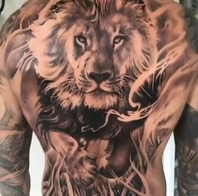 Tatuagem de Leão