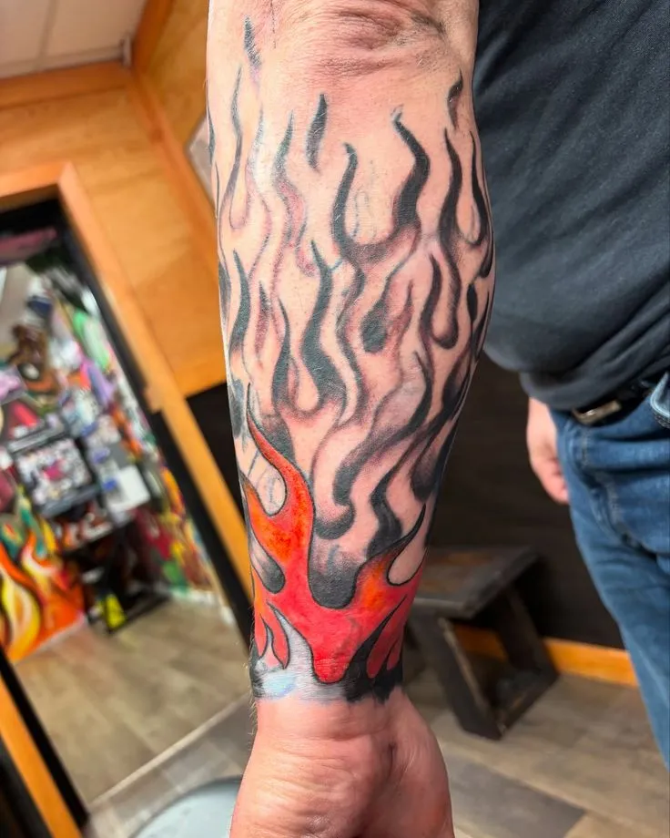 Popular Flame Tattoo