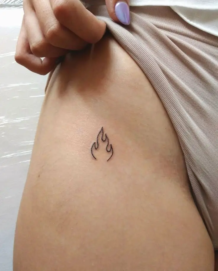 Popular Flame Tattoo