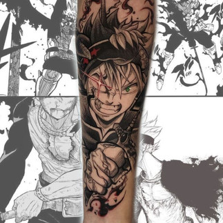 Tatuagem Anime
