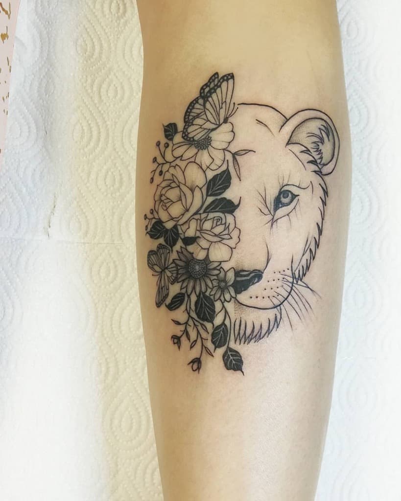 Tatuagem de Leão