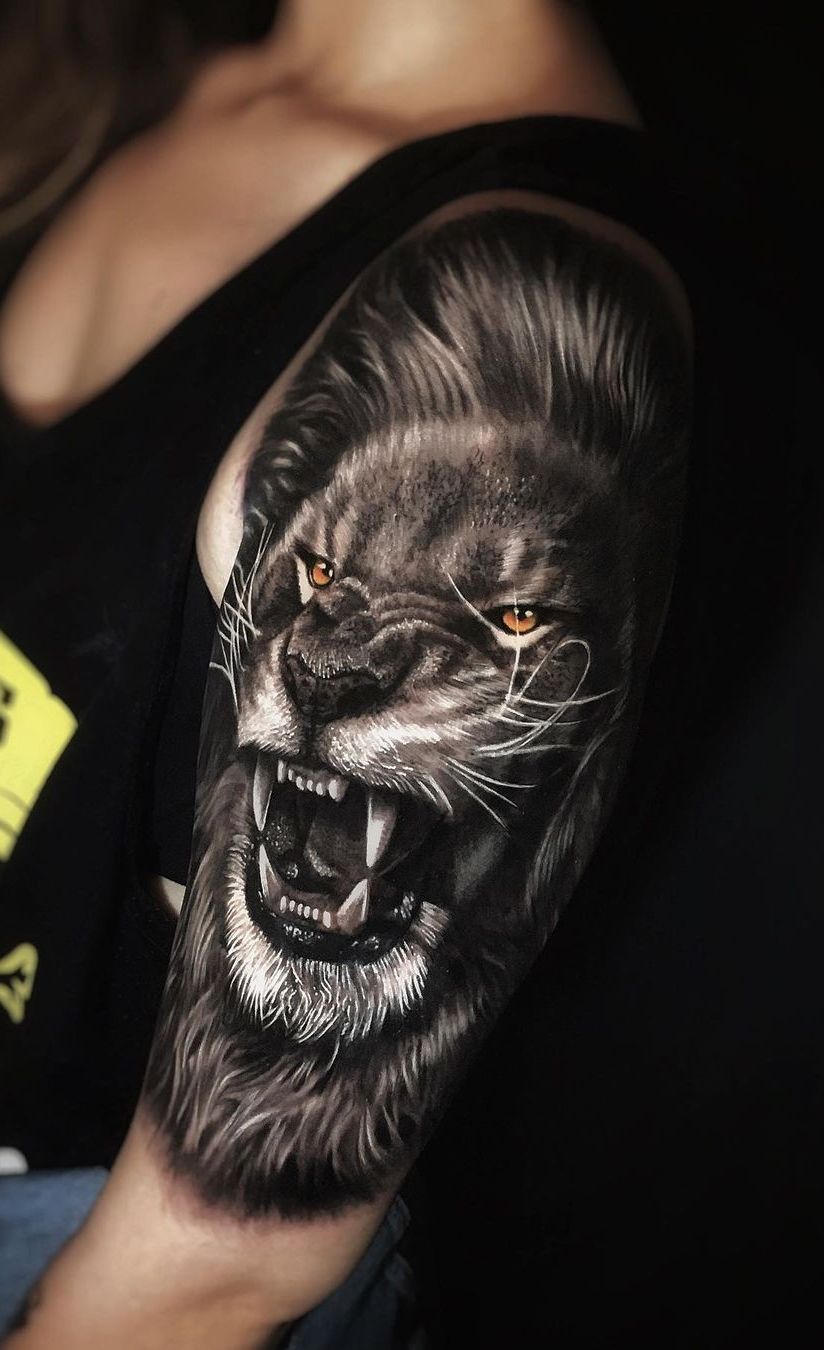 Tatuagem de Leão