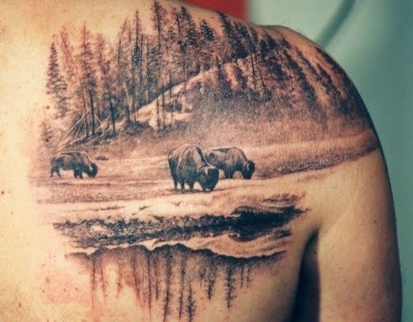 Bison Tattoo