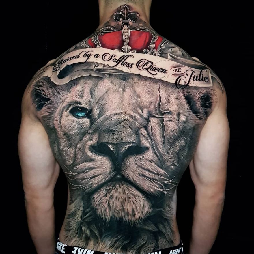 Tatuagem de Leão