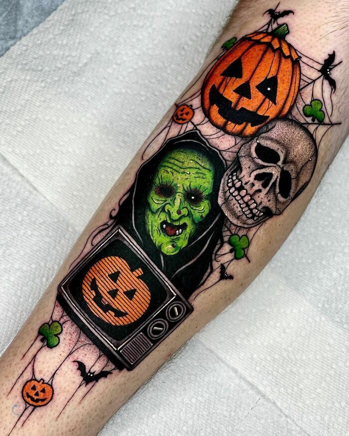 Halloween tattoo