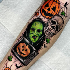 Halloween tattoo
