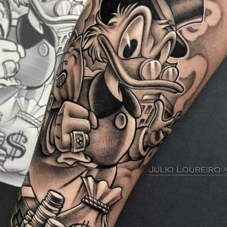 Tatuagem do Tio Patinhas