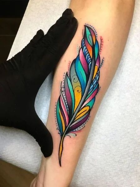 Feather Tattoo Designs