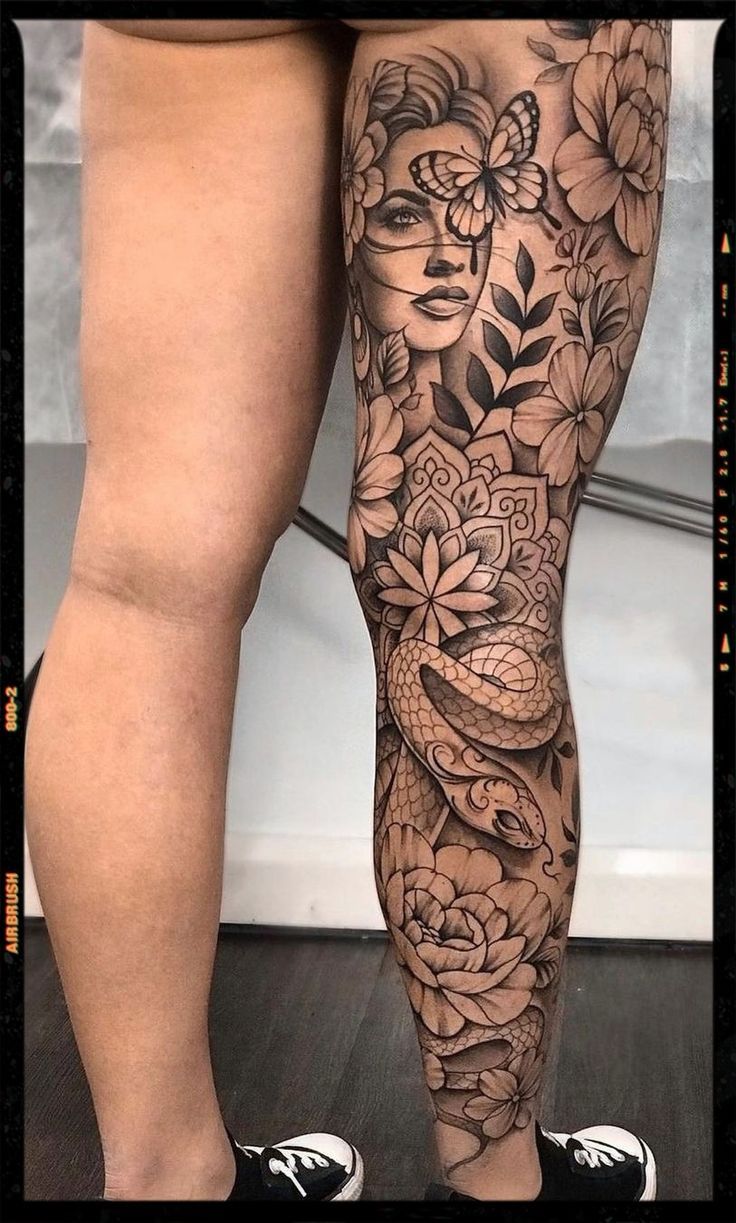 imagem mostrando 53 Inspirações de Tatuagem na Coxa
