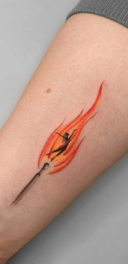 Popular Flame Tattoo