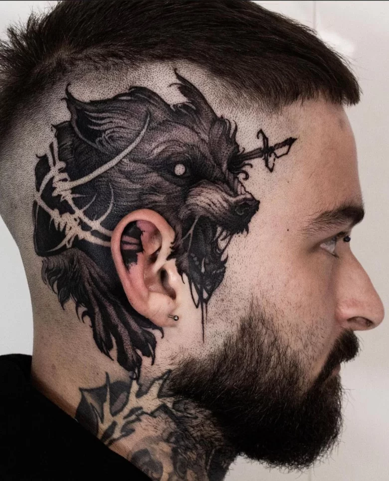 Imagem de Tattoo na Cabeça
