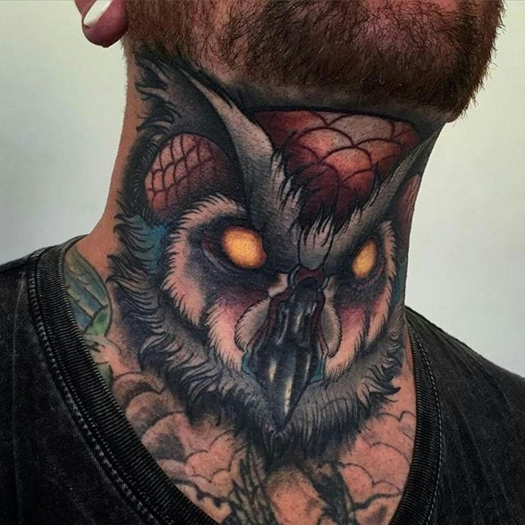 Neck Tattoos for Men