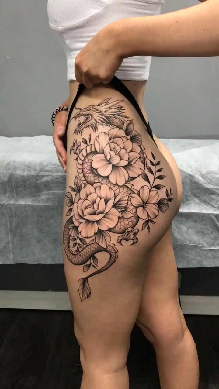 imagem mostrando 53 Inspirações de Tatuagem na Coxa
