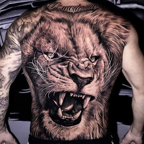 Tatuagem de Leão