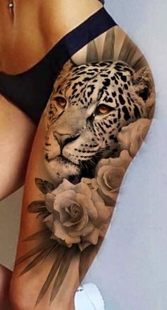 Women Leg Sleeve Tattoo Ideas