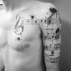 Tatuagem de Música