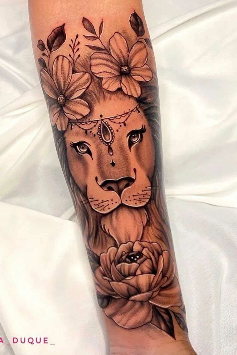 Tatuagem de Leão