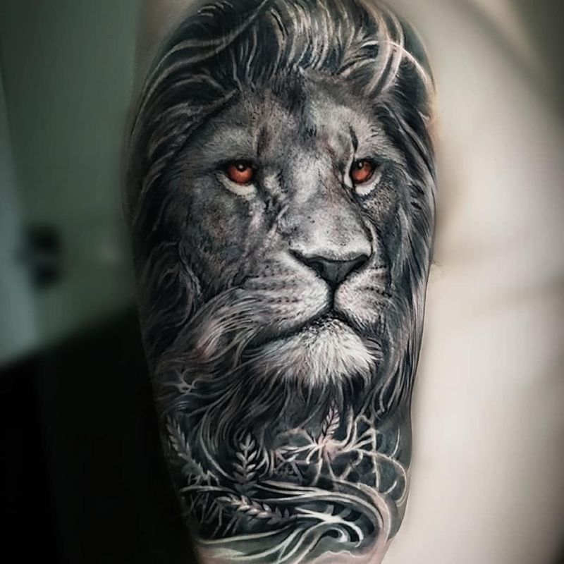 Tatuagem de Leão