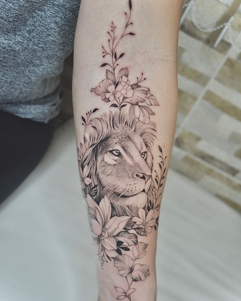 Tatuagem de Leão