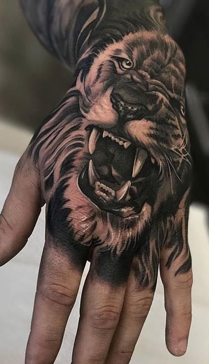 Tatuagem de Leão