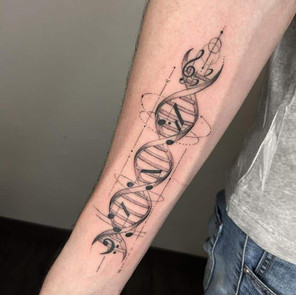 Tatuagem de Música