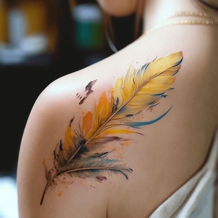Feather Tattoo Designs