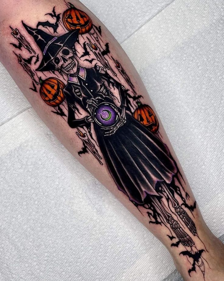 Halloween tattoo