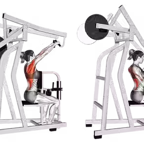 Machine High Row