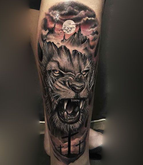 Tatuagem de Leão