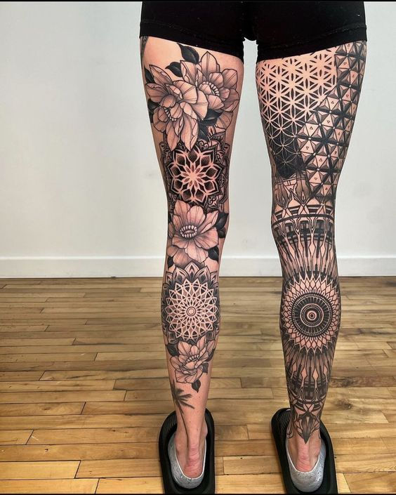 Leg Tattoos for Women