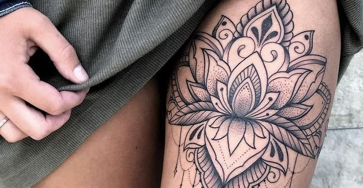 Tatuagem Feminina Na Perna