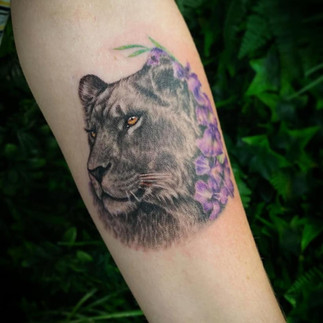Tatuagem de Leão