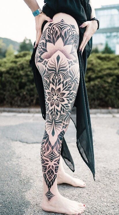 imagem mostrando 53 Inspirações de Tatuagem na Coxa