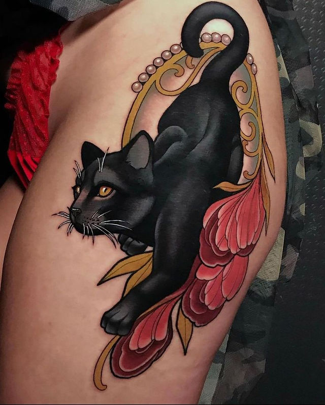 Black Cat Tattoos